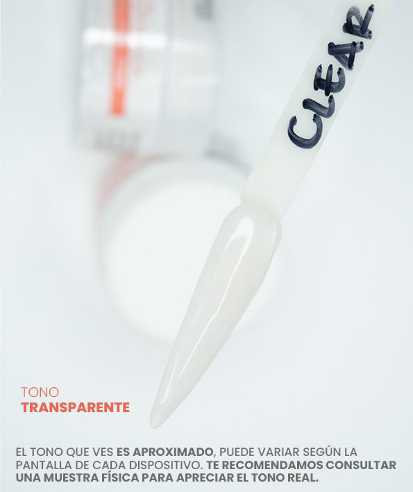 Polvo Acrílico Clear 20g 41g 150g