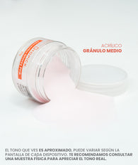 Polvo Acrílico Tono Glassy Pink 20g 41g 150g